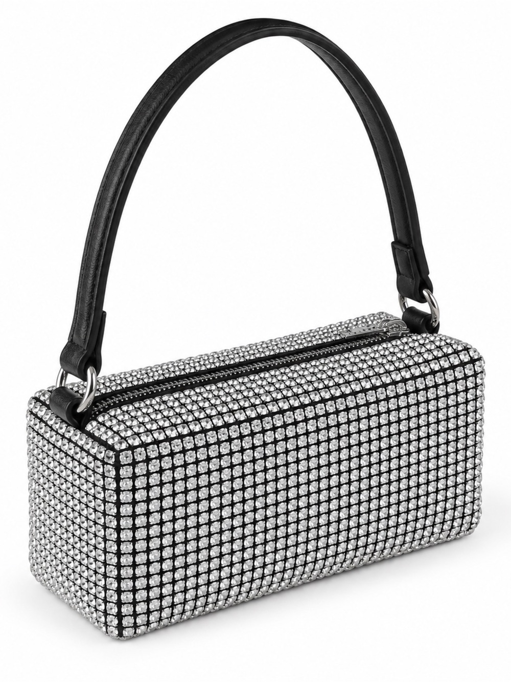Rhinestone Crystal Shoulder Bag Y2K Glam Sparkly Evening Purse